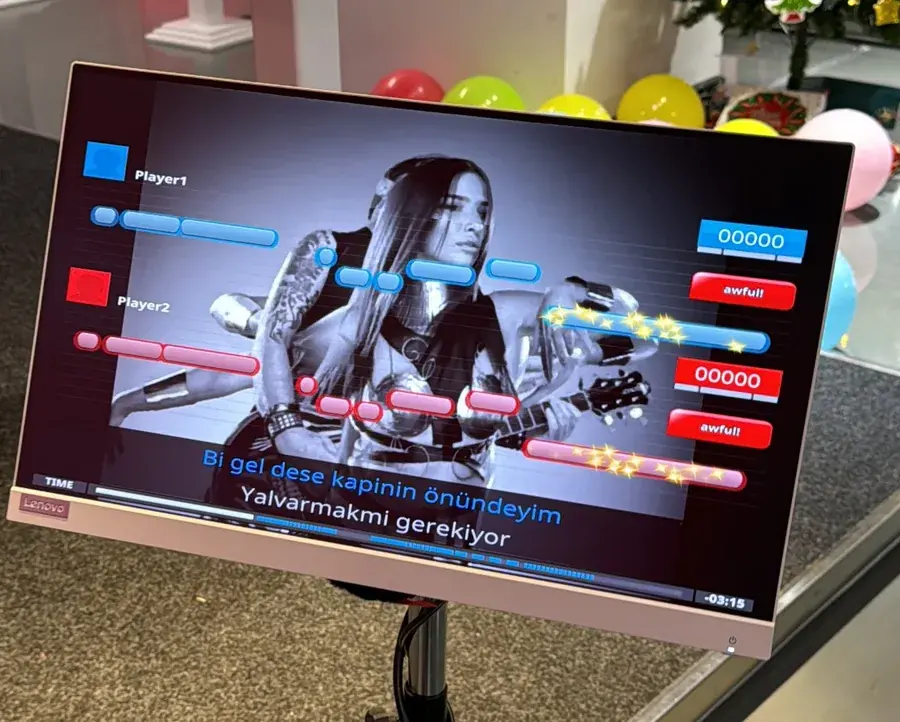The New Karaoke söz monitörü